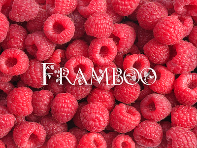 FRAMBOO - Raspberry Liqueur Identity and Packaging branding color palete graphic design label design logo naming packaging design typography