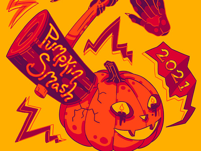 Pumpkin Smash 2021 Shirt Design