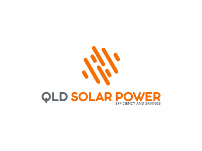QLD Solar Power branding graphic design logo