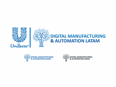 Digital Manufacturing and Automation LATAM | Unilever branding design graphic design logo