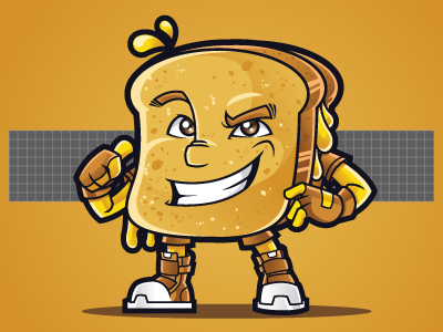 Grilled Cheese Mascot