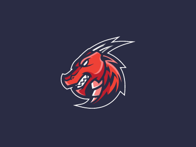 Dragons character design dragons mascot design red dragon sports logo team logo