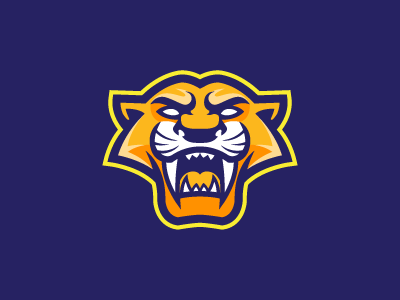 Saber Tooth Sports Logo character design mascot design saber tooth sports logo tiger