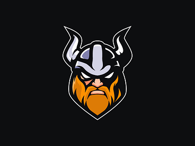 Viking e sports logo mascot sports logo viking vikings warrior
