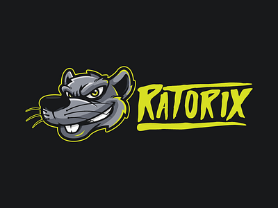 Ratorix character design character logo mascot design mascot logo mouse rat youtube channel youtuber