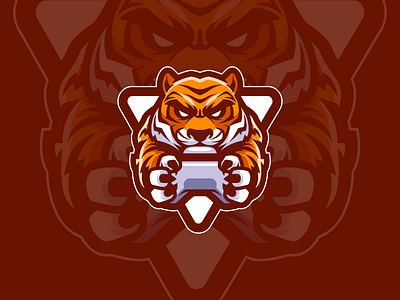 Tiger Gamer animal mascot character design esports mascot mascot design mascot logo sports logo tiger tiger cartoon tiger mascot