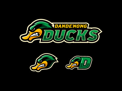 Dandenong Ducks basketball logo ducks ducks logo illustration mascot logo sports logo wacom cintiq 16