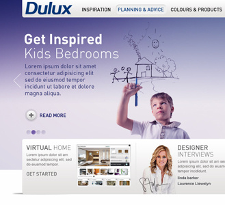 Dulux dulux header slider web website