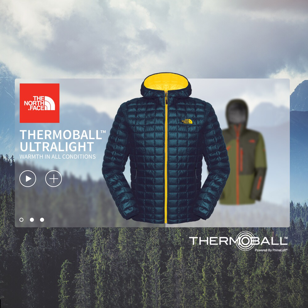 The North Face project by Kurv on Dribbble