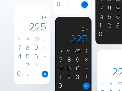 Calculator - DailyUI #004 android app calculate calculator design ios tools ui ux