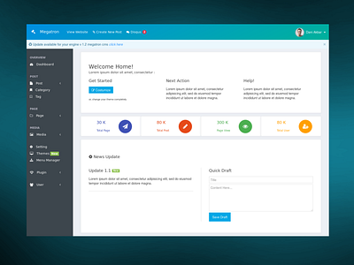 Dashboard admin panel dashboard website design