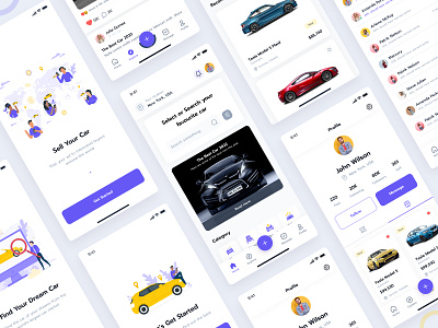 Cargen Auto - Car Ecommerce Mobile App 2022 android car car ecommerce clean clean ui creative ecommerce app illustration ios minimal mobile app mobile app design online shop shop trendy typography ui uiux