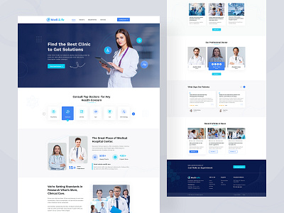 MediLife - Medical Landing Page