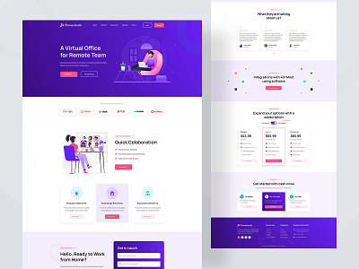 Pinnacletab - Team Management Saas App Landing Page