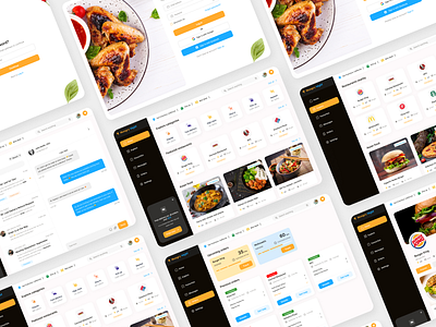 Hungry Night Online Food Delivery Web App 2022 clean creative dashboard dashboard design dashboard food design food food dashboard food delivery food delivery dashboard foodie minimal recipe trendy typography uiux web app web app design web application