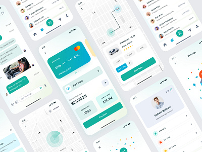 Speed Ride Sharing Mobile App 2022 clean clean ui creative ios minimal mobile mobile app modern ride sharing app riding app style guide taxi booking taxi booking app trendy typography ui ui design ux design