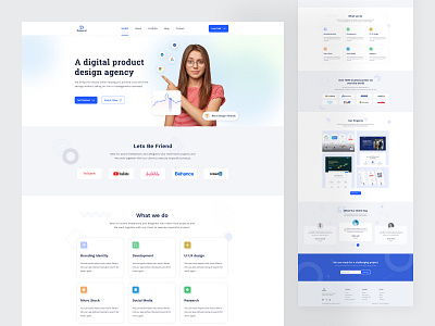 Datamind Digital Agency Landing Page