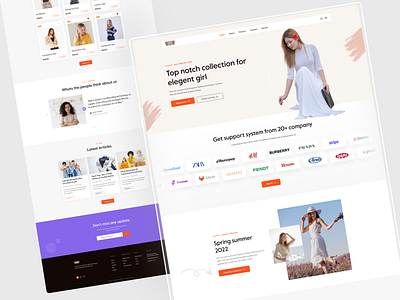 Beautyglance - Fashion Landing Page