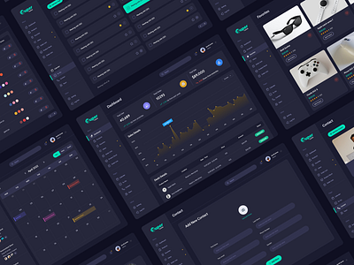 Supercache - Inventory Management Web App 2022 calender clean clean dark clean ui contact creative dark dashboard graph inventory management management dashboard minimal modern product style guide trendy typography web app web application