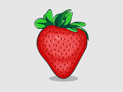 strawberry vector