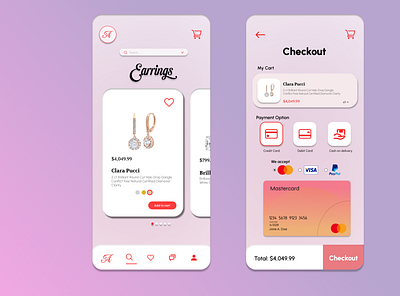 #DailyUI 2 | Jewelry Store Checkout Section app branding design graphic design illustration logo typography ui ux