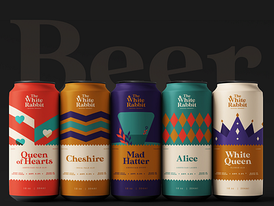 The White Rabbit Can Design beer branding can design graphic design illustration packaging