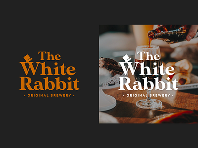 The White Rabbit Logo Design branding design graphic design logo typography