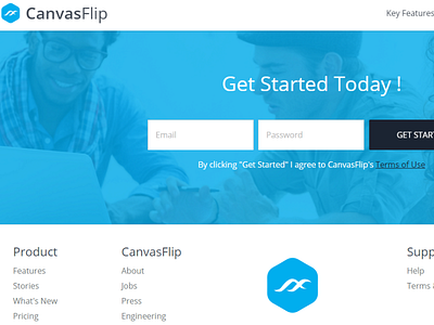 Get your users to SIGN UP in a stylish way! canvasflip revamp prototyping signup usability analysis user analysis user testing website design
