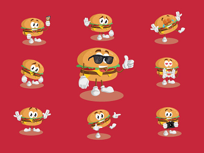 Burger Icon burger business design emoticon gift icon illustration style