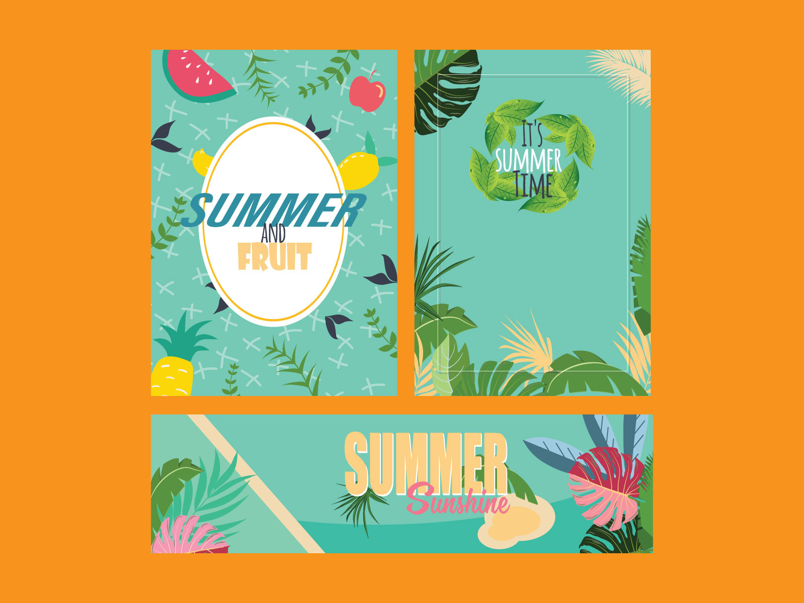 Summer Banner by Fitran Dian Heryanto on Dribbble