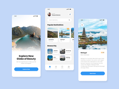 Travel Mobile App UI Design