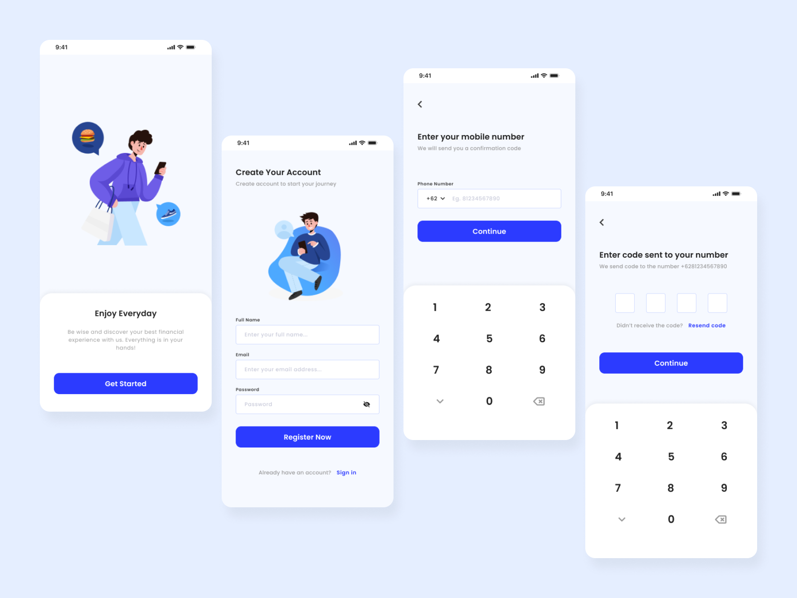 e-Wallet Mobile App UI Design by Yesy Mayang Sari on Dribbble