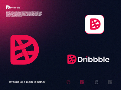 Dribbble logo redesign - logo designer