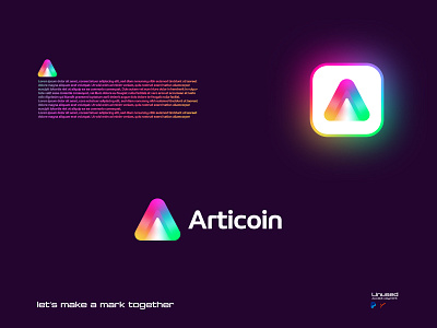 metaverse - blockchain - crypto - A letter logo