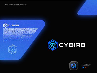 cybirb logo - blockchain - security logo app blockchain branding branding agency coin crypto currency cyber design ecommerce illustration logo logo design logo designer logo mark metaverse nft security tech logo ui