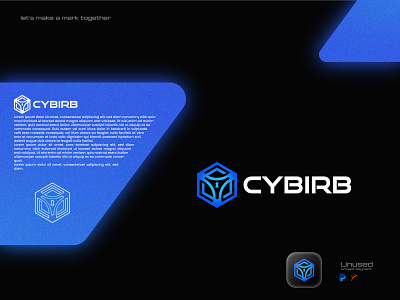 cybirb logo - blockchain - security logo