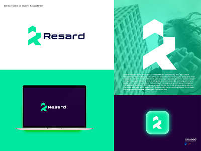 R letter logo - R logo - Resard logo