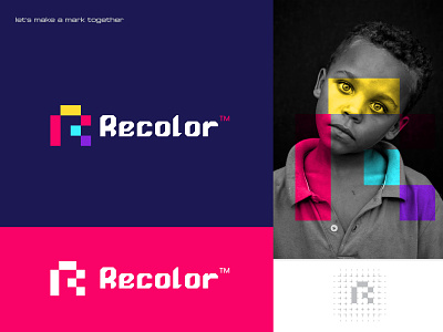 R letter logo -  R logo - logo designer