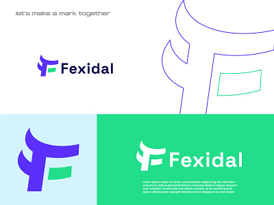F letter logo - Unused F logo