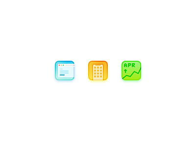 Icon Exploration browser graph icons illustration micro font phone
