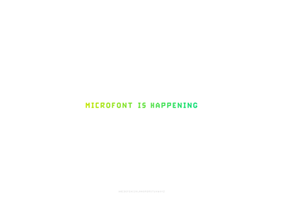 Microfont from Icons custom font micro mobile