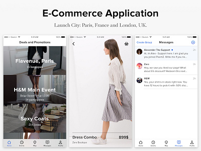 🎩New E-Commerce Application🎩 app deals ecommerce mobile overview ui ux