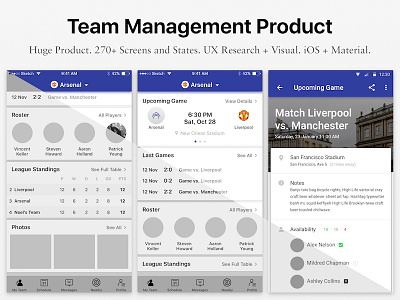 ⚽️TeamPlayer Application⚽️ events ios management material mobile soccer team upcoming