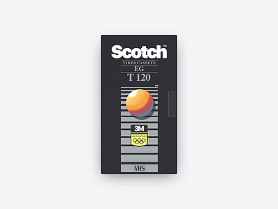 📼 Scotch Video Cassette 1990 cassette practice retro scotch sketch vhs video