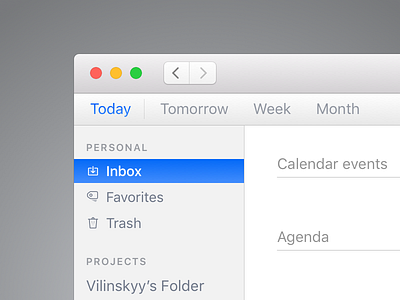 Agenda for Mac