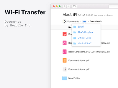 🔌 Wi-Fi Transfer in Documents