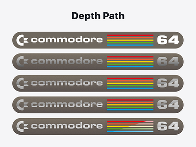 🌈 Tutorials like in 2009 commodore depth highlight logo shadow