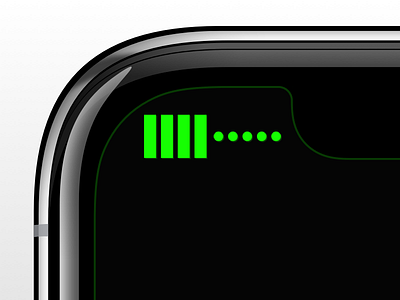 🔊 Volume Bar audio iphone x retro