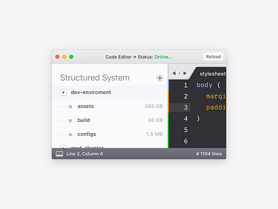 💻 Bradley's Theme Rework button code collapse editor highlight lines macos structure sublime theme ui
