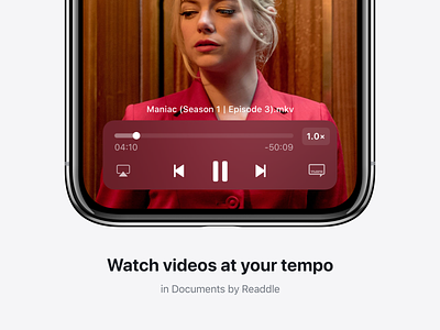📼 Video Player documents ios name player readdle tempo ui video